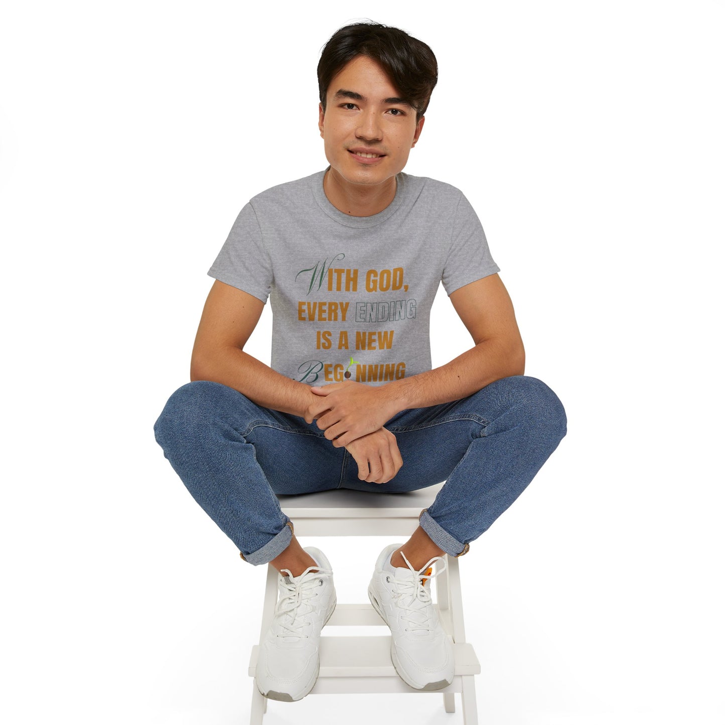 With God, Every Ending is a New Beginning - Unisex Tee