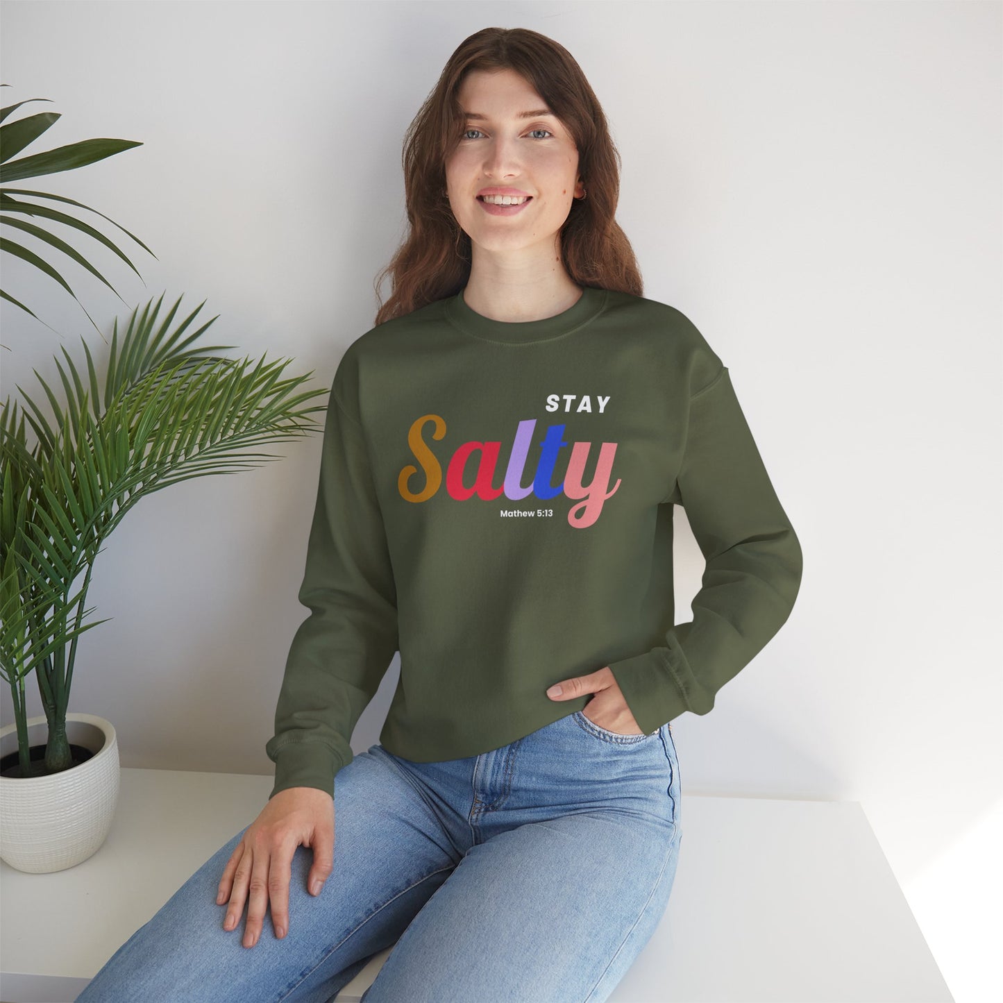 Stay Salty - Unisex Crewneck Sweatshirt