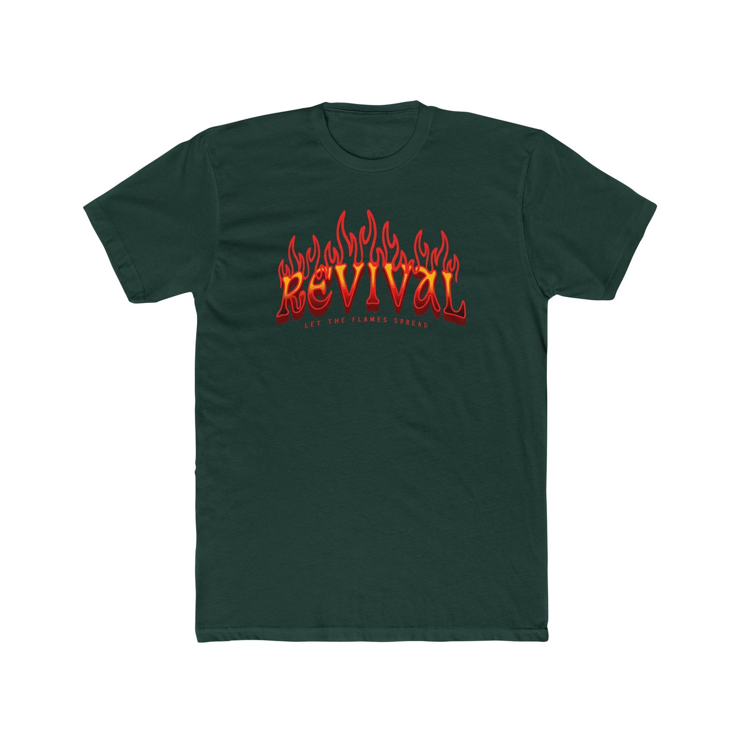 "Flames of Revival Unisex Cotton Crew Tee
