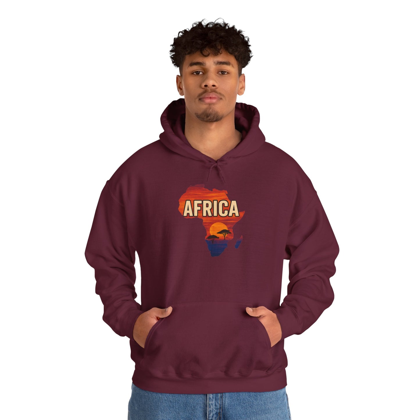 Africa Map Unisex Hoodie