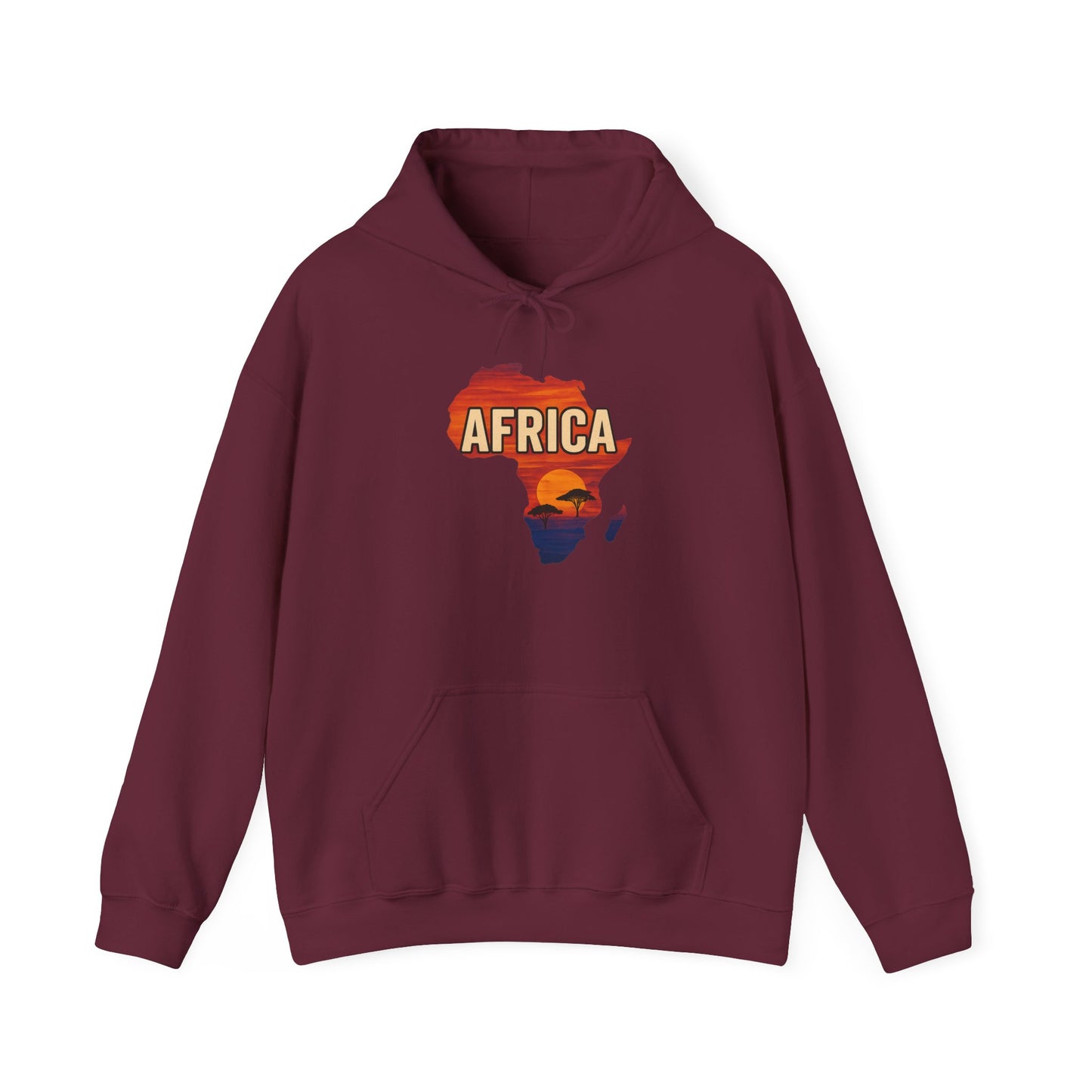 Africa Map Unisex Hoodie