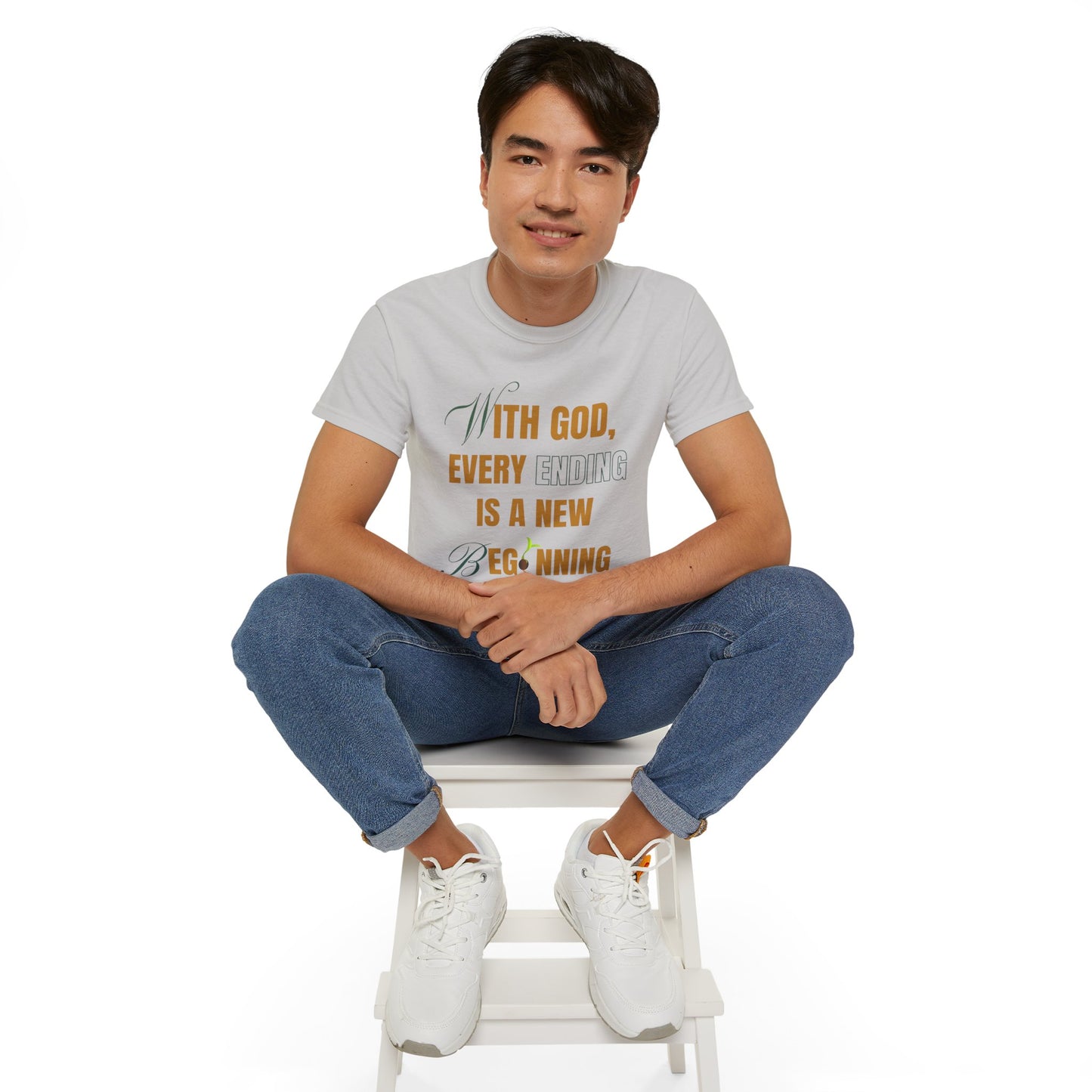 With God, Every Ending is a New Beginning - Unisex Tee