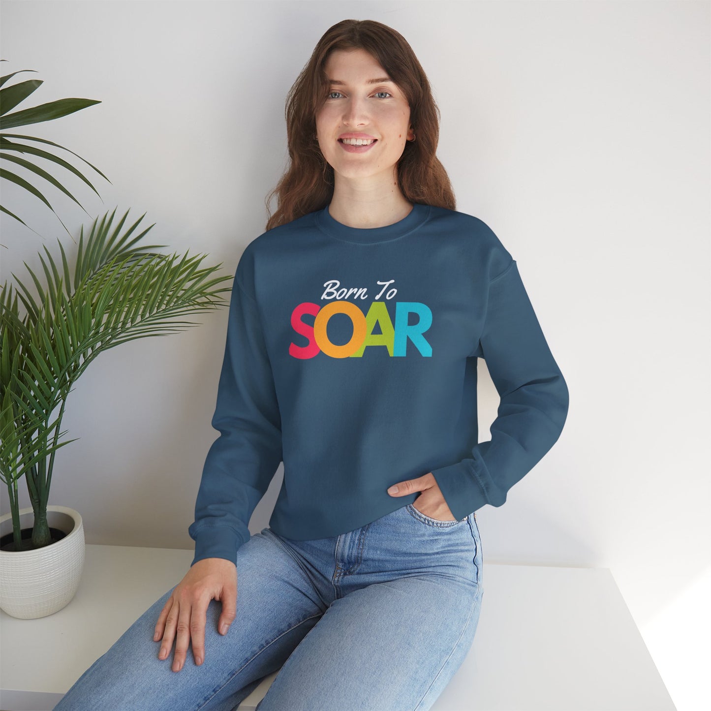 Born to Soar - Unisex Crewneck Sweatshirt