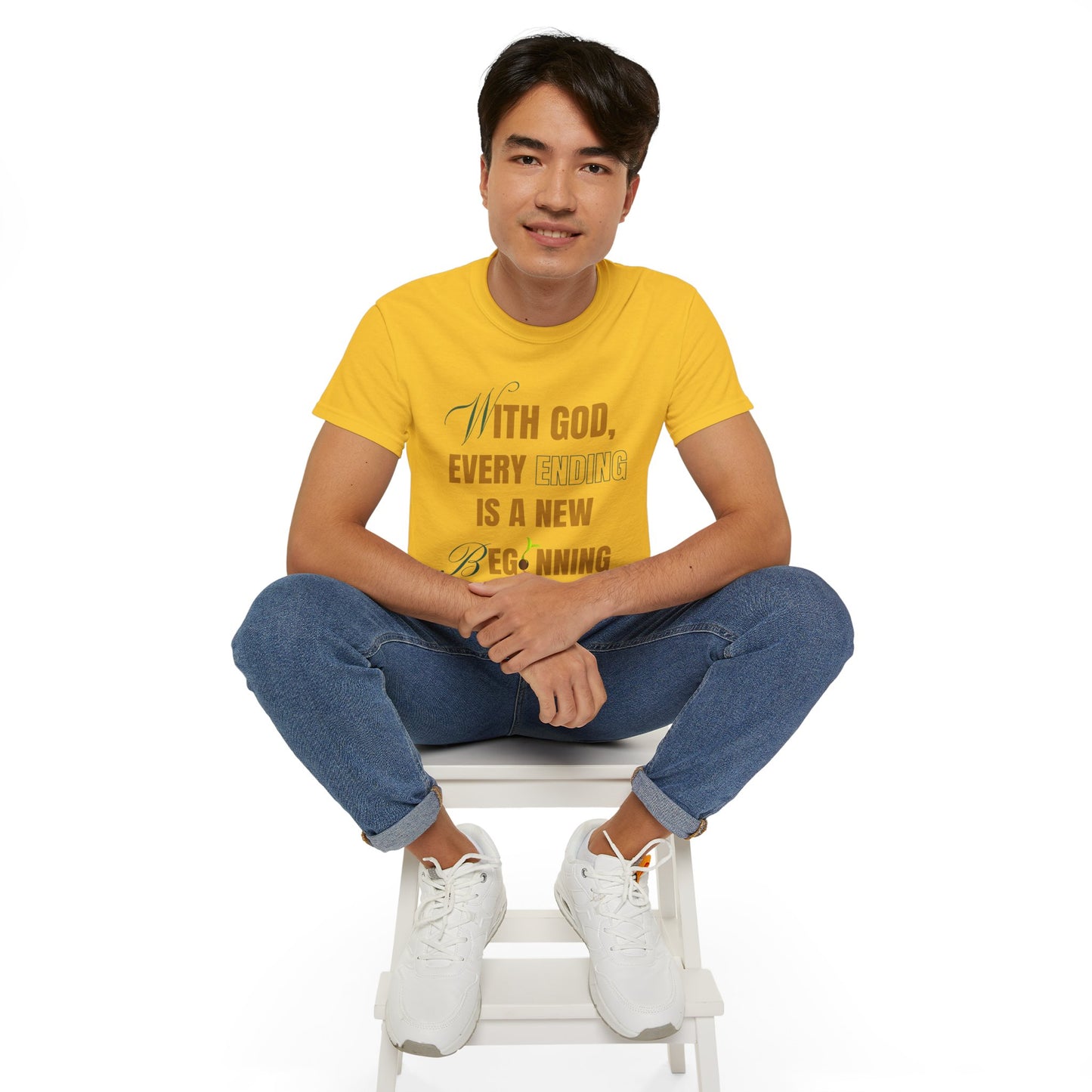 With God, Every Ending is a New Beginning - Unisex Tee