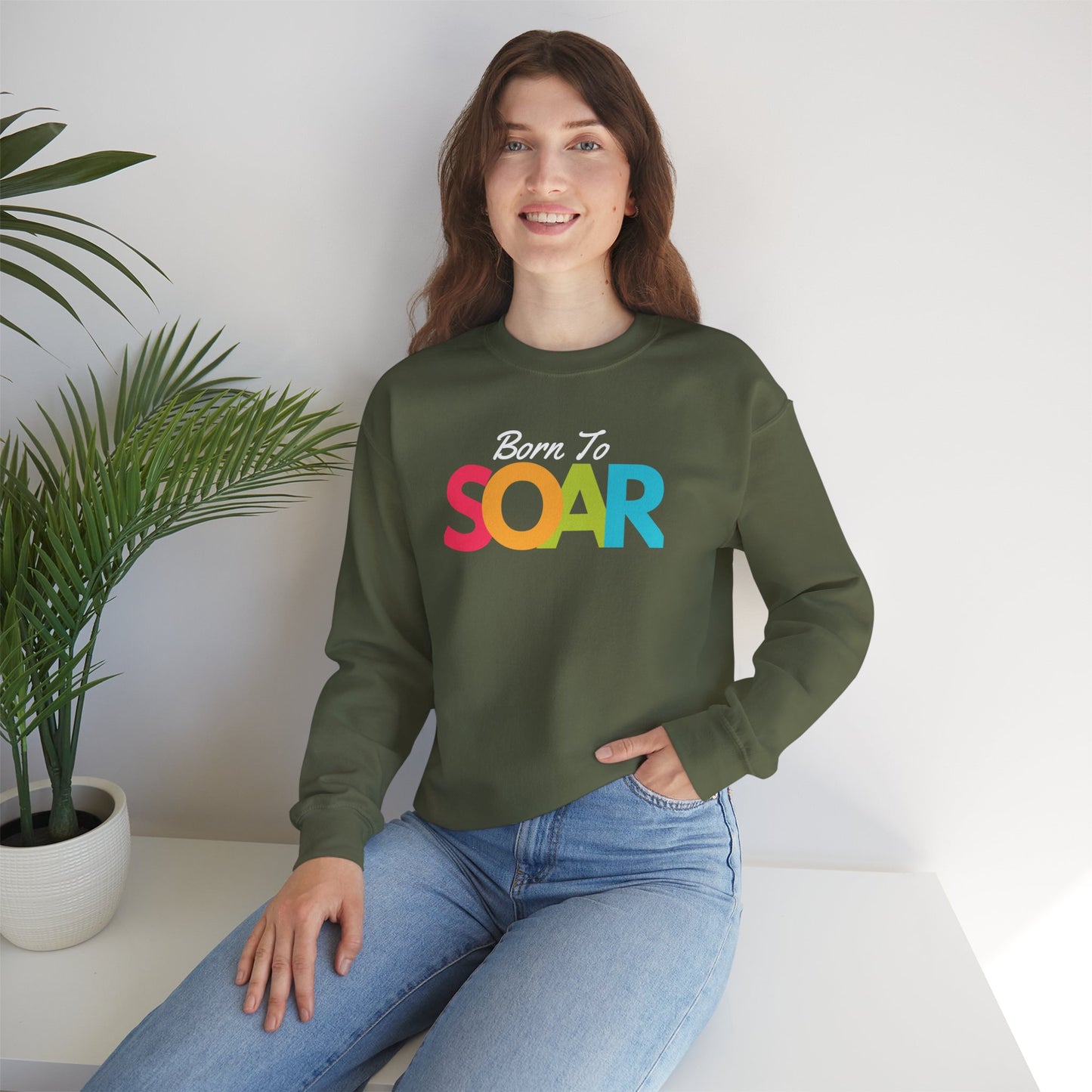 Born to Soar - Unisex Crewneck Sweatshirt