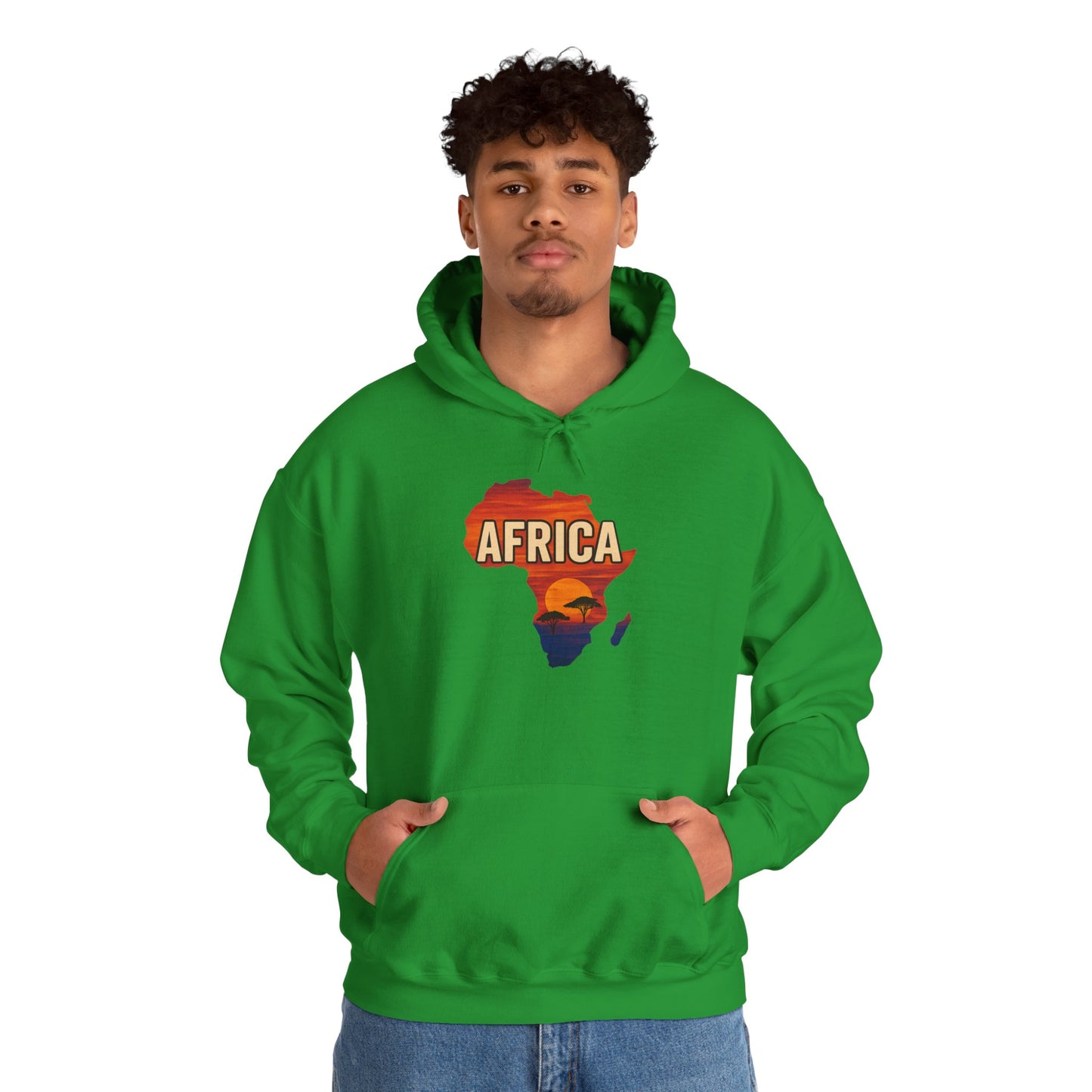 Africa Map Unisex Hoodie