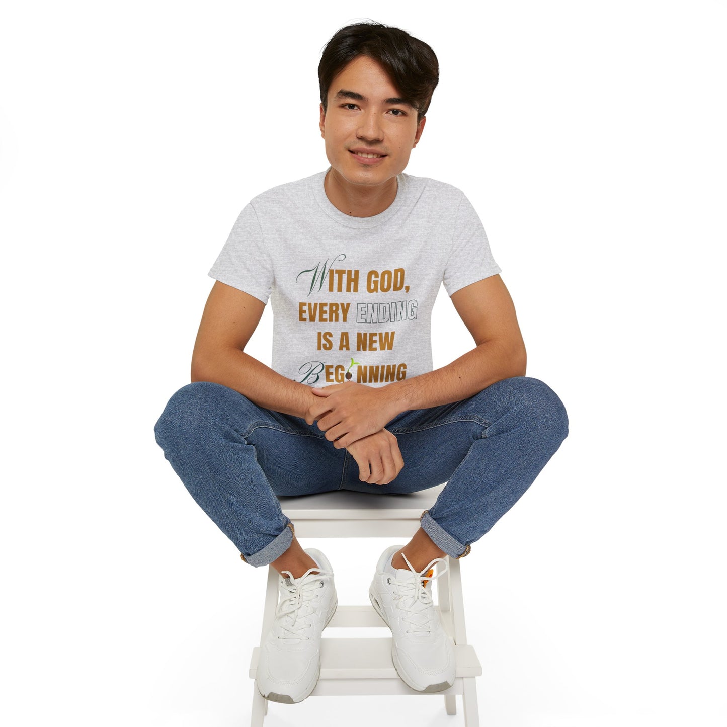 With God, Every Ending is a New Beginning - Unisex Tee