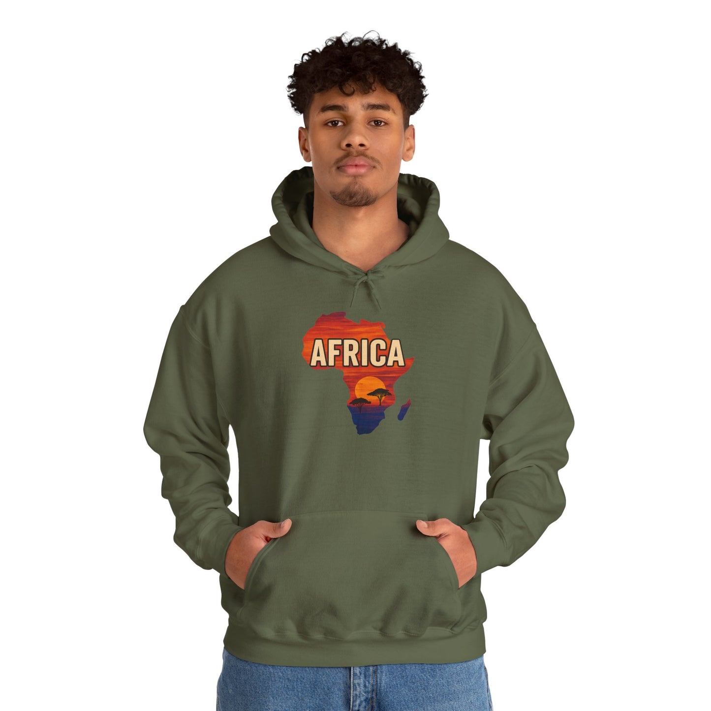Africa Map Unisex Hoodie