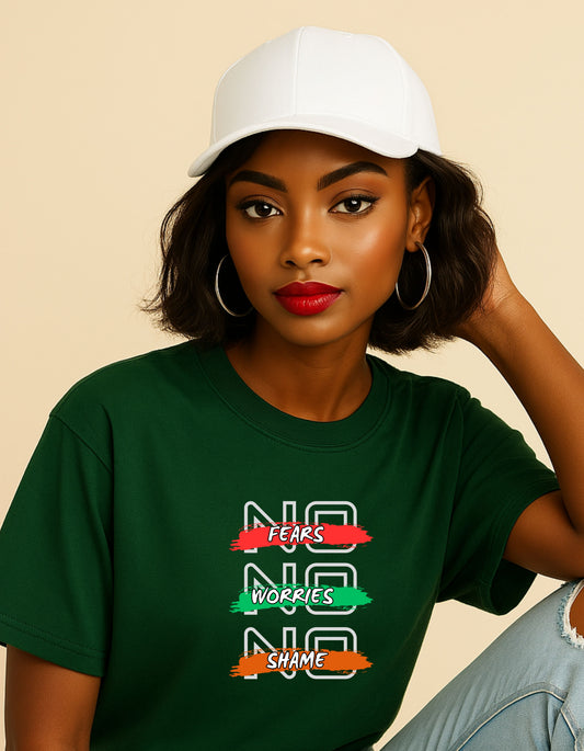 No Fears, No Worries, No Shame - Unisex Tee