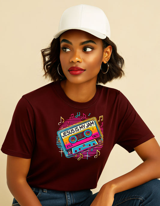 Retro 'Jesus is my Jam' Unisex Tee