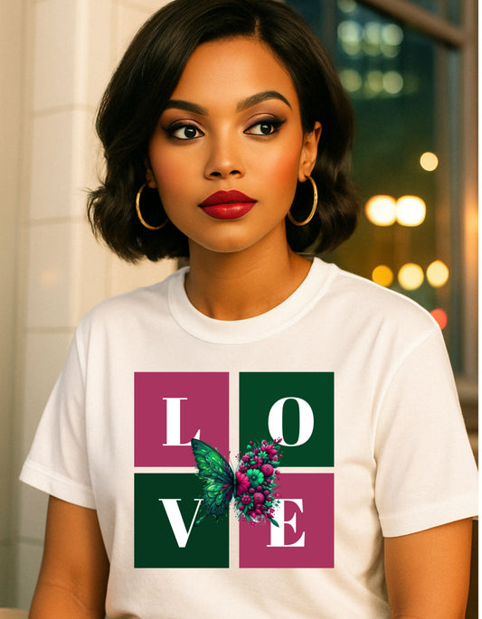 'Love' Butterfly Design for Comfort and Style