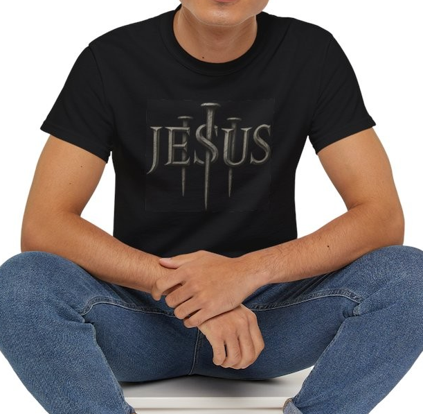"JESUS" T-Shirt – Nails of Redemption Edition