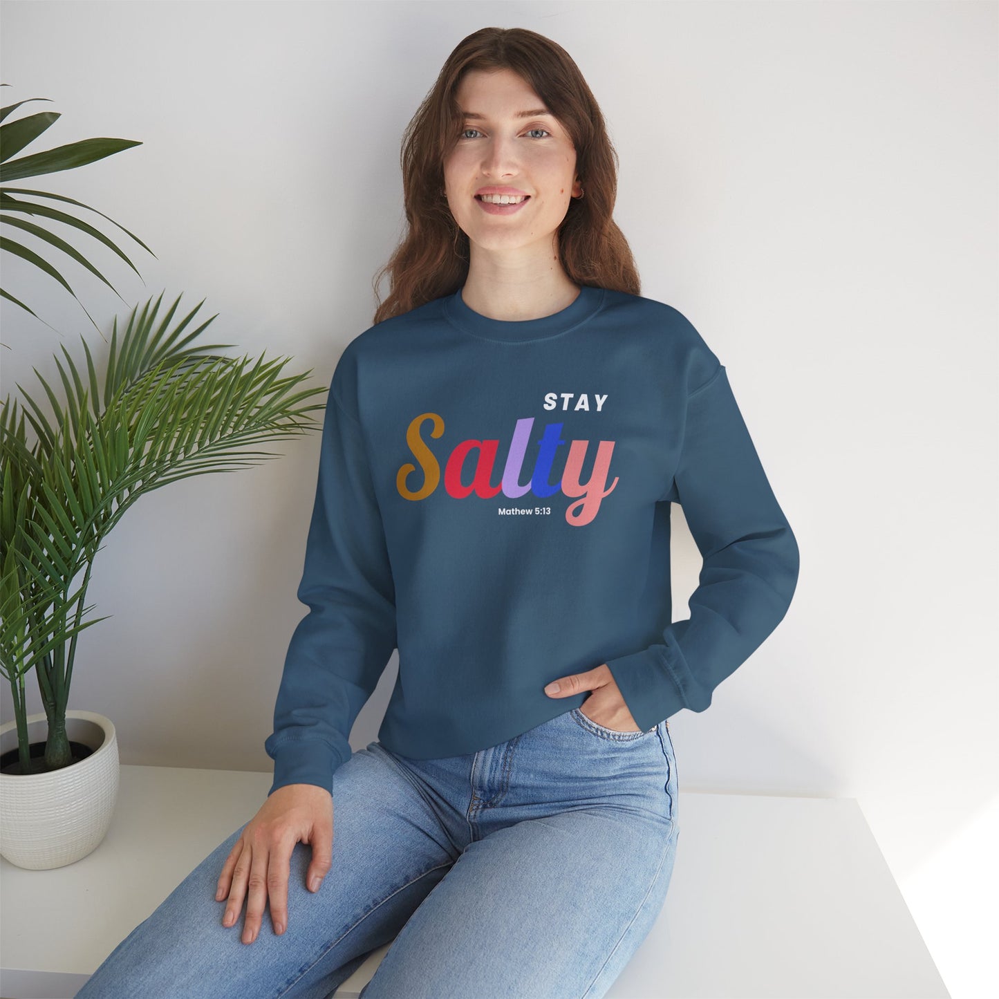 Stay Salty - Unisex Crewneck Sweatshirt