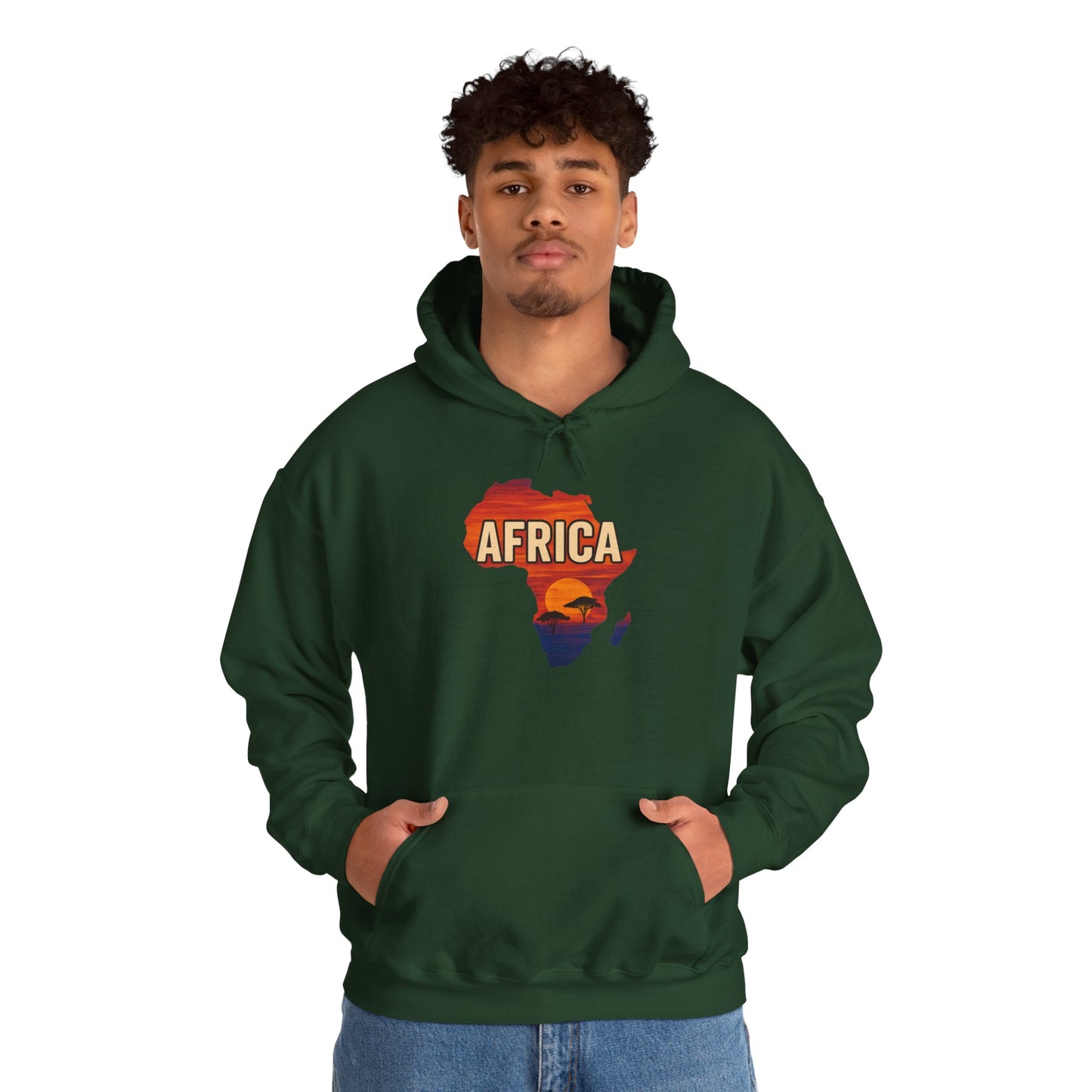 Africa Map Unisex Hoodie