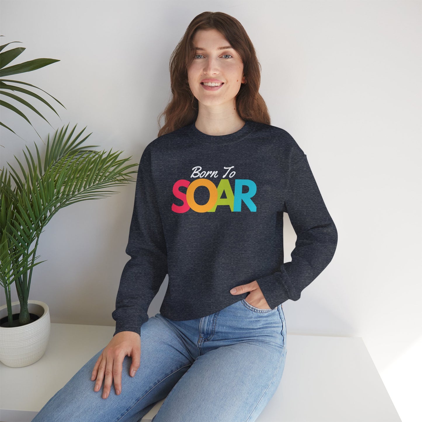Born to Soar - Unisex Crewneck Sweatshirt