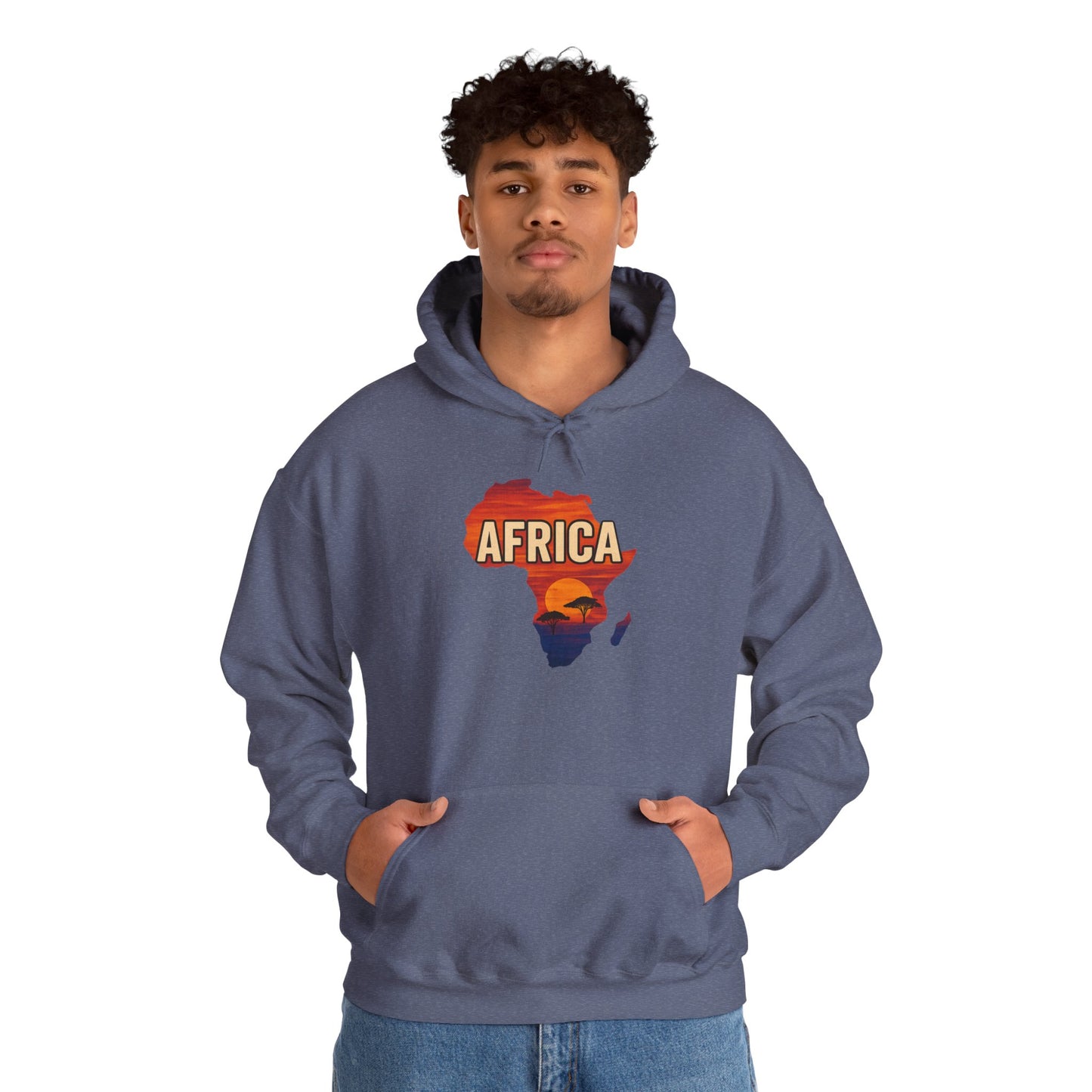 Africa Map Unisex Hoodie