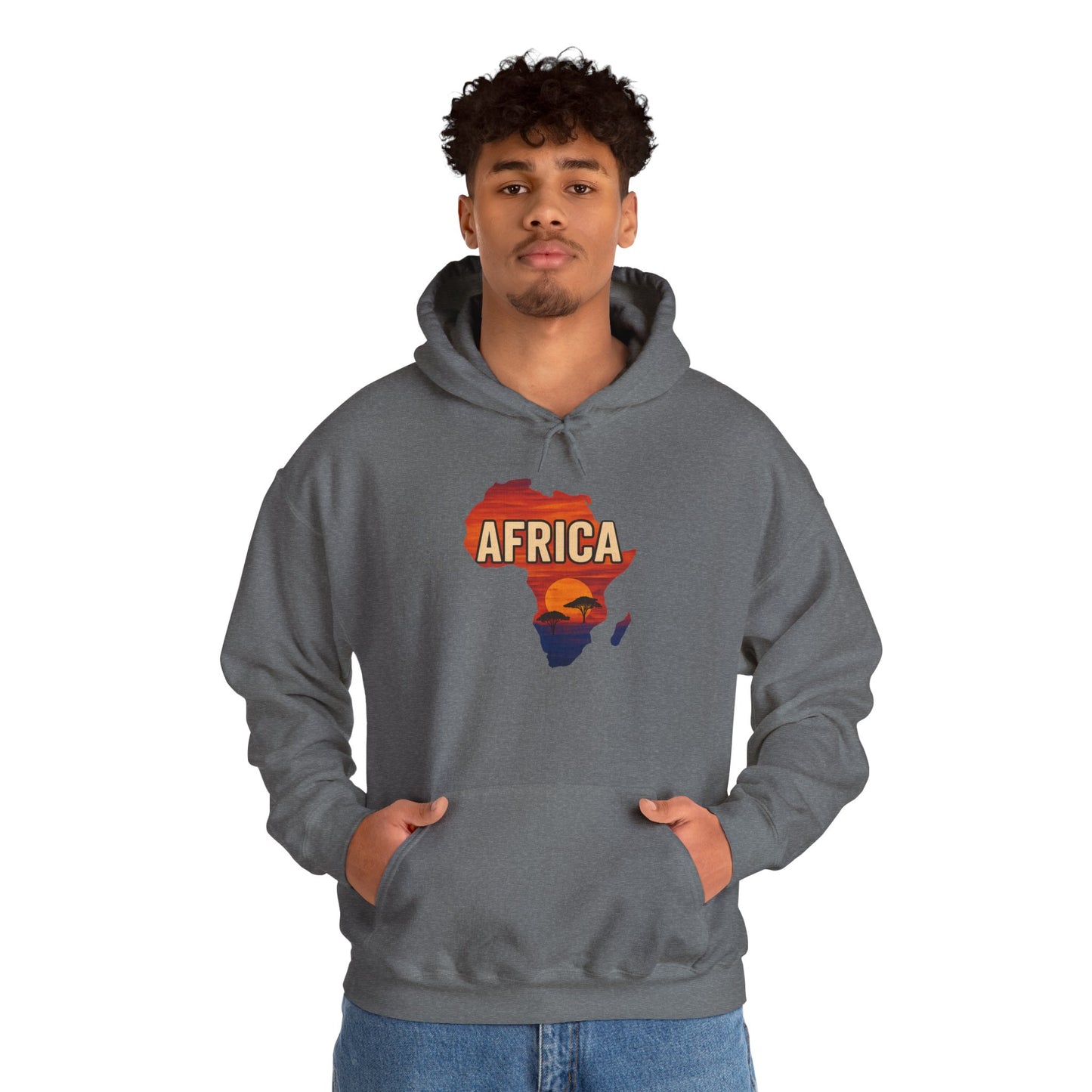 Africa Map Unisex Hoodie