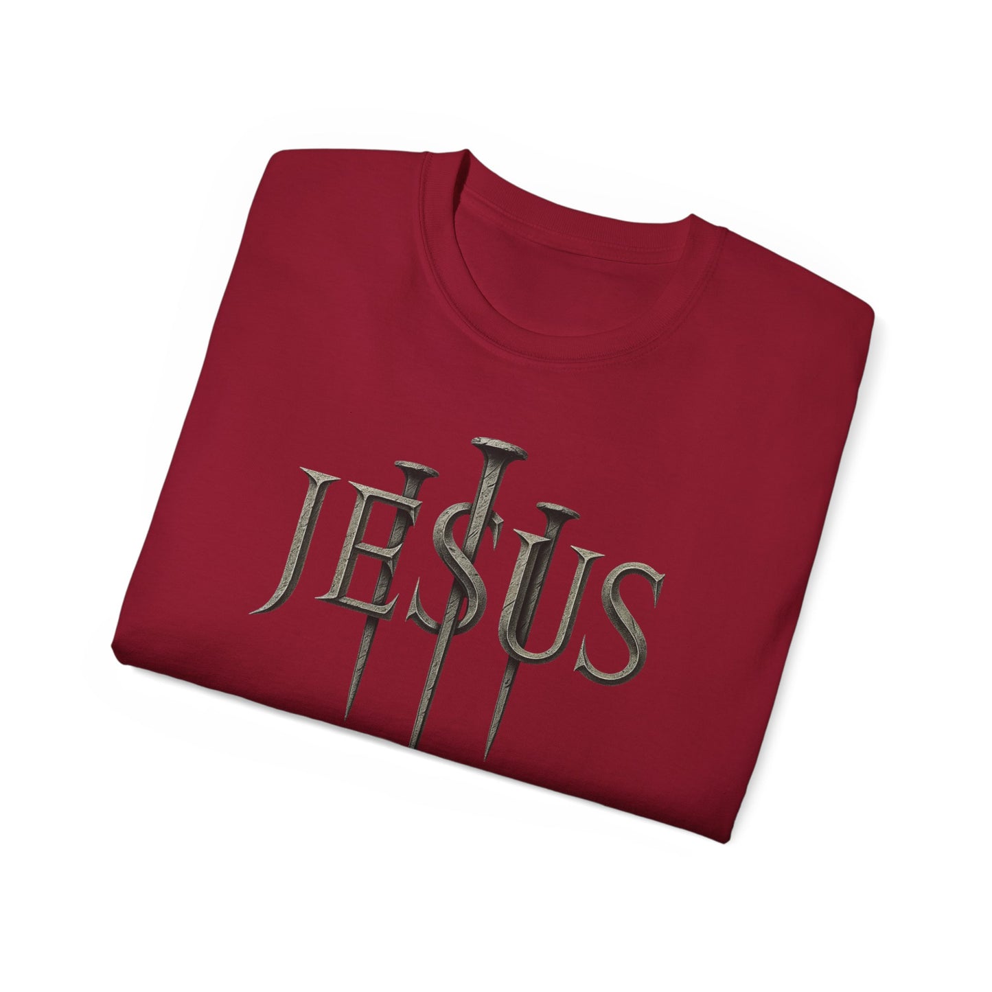 "JESUS" T-Shirt – Nails of Redemption Edition