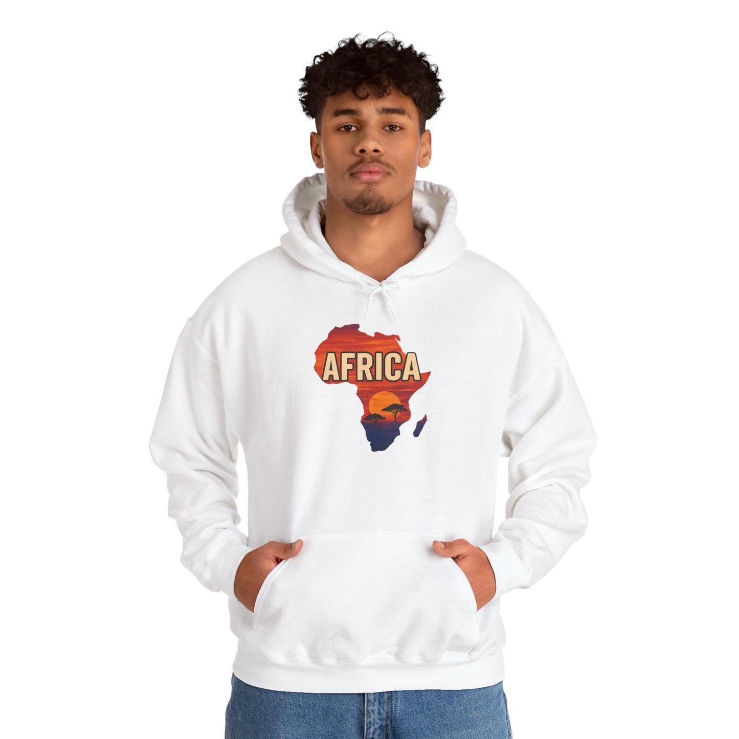 Africa Map Unisex Hoodie