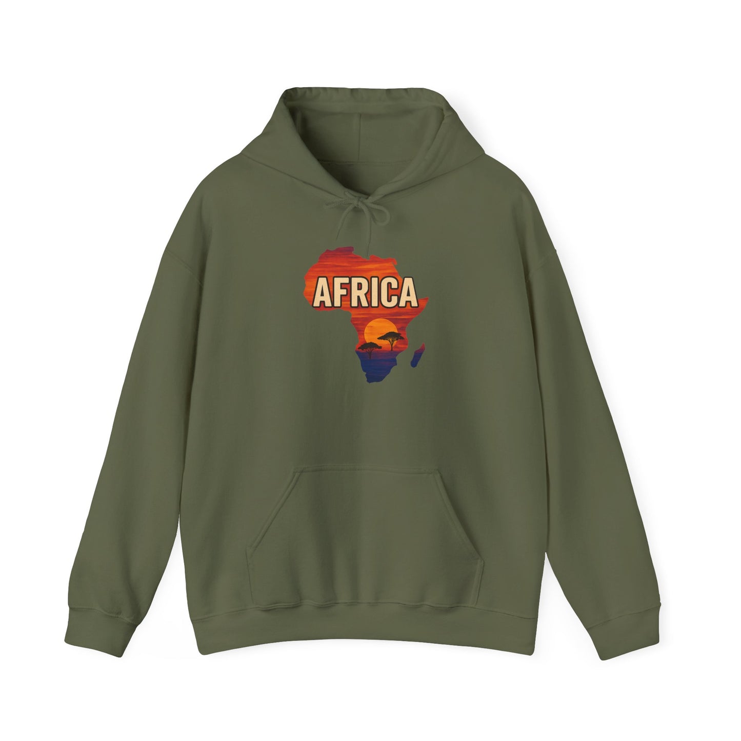 Africa Map Unisex Hoodie