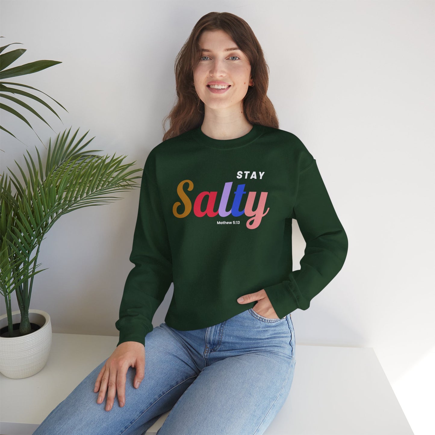 Stay Salty - Unisex Crewneck Sweatshirt