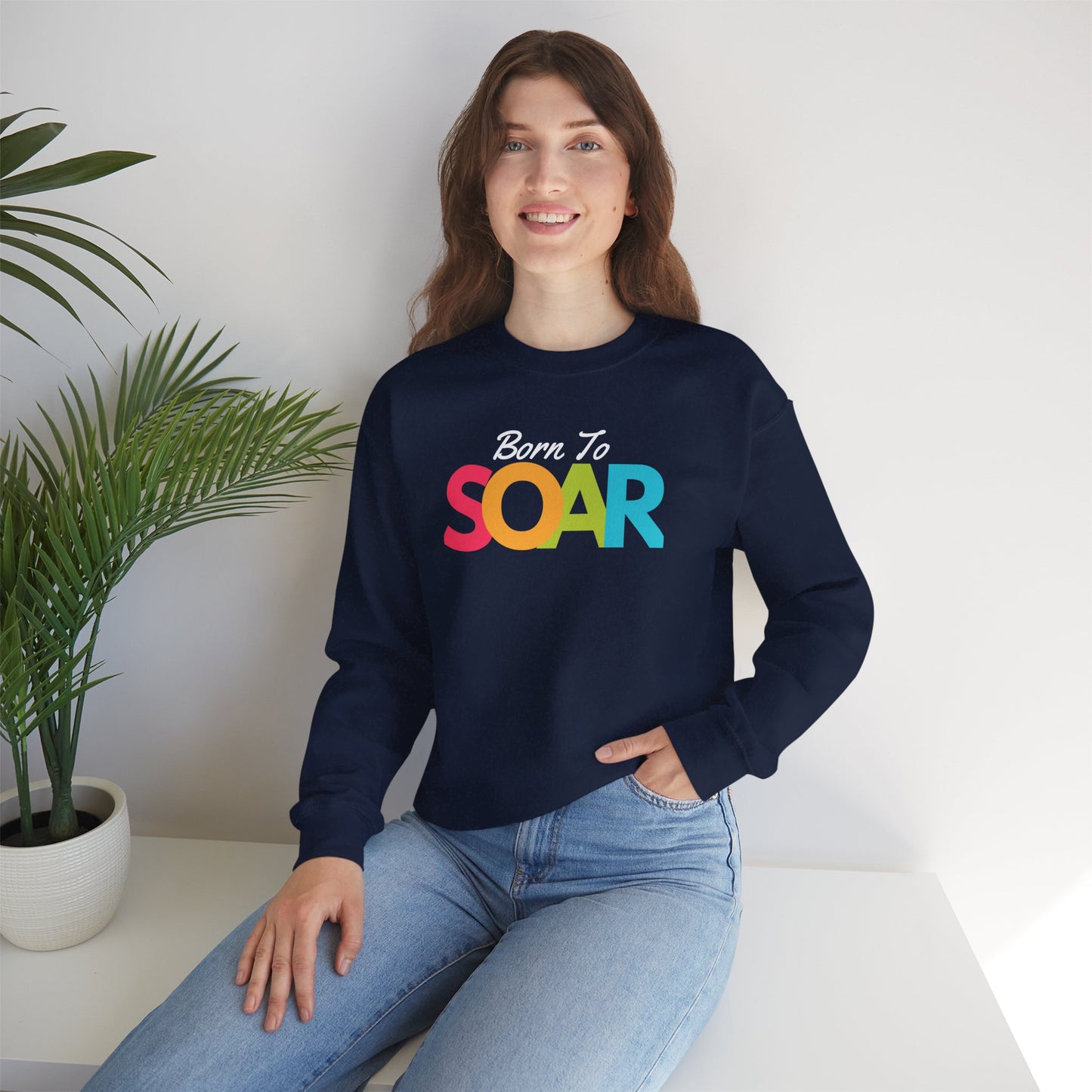 Born to Soar - Unisex Crewneck Sweatshirt