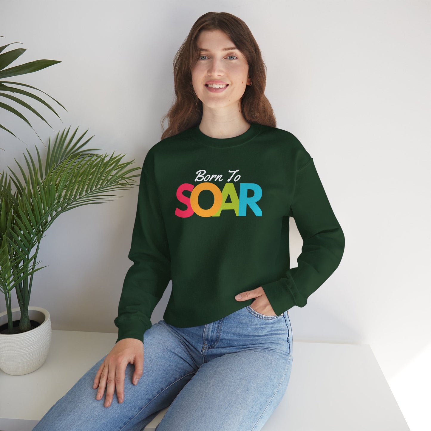 Born to Soar - Unisex Crewneck Sweatshirt