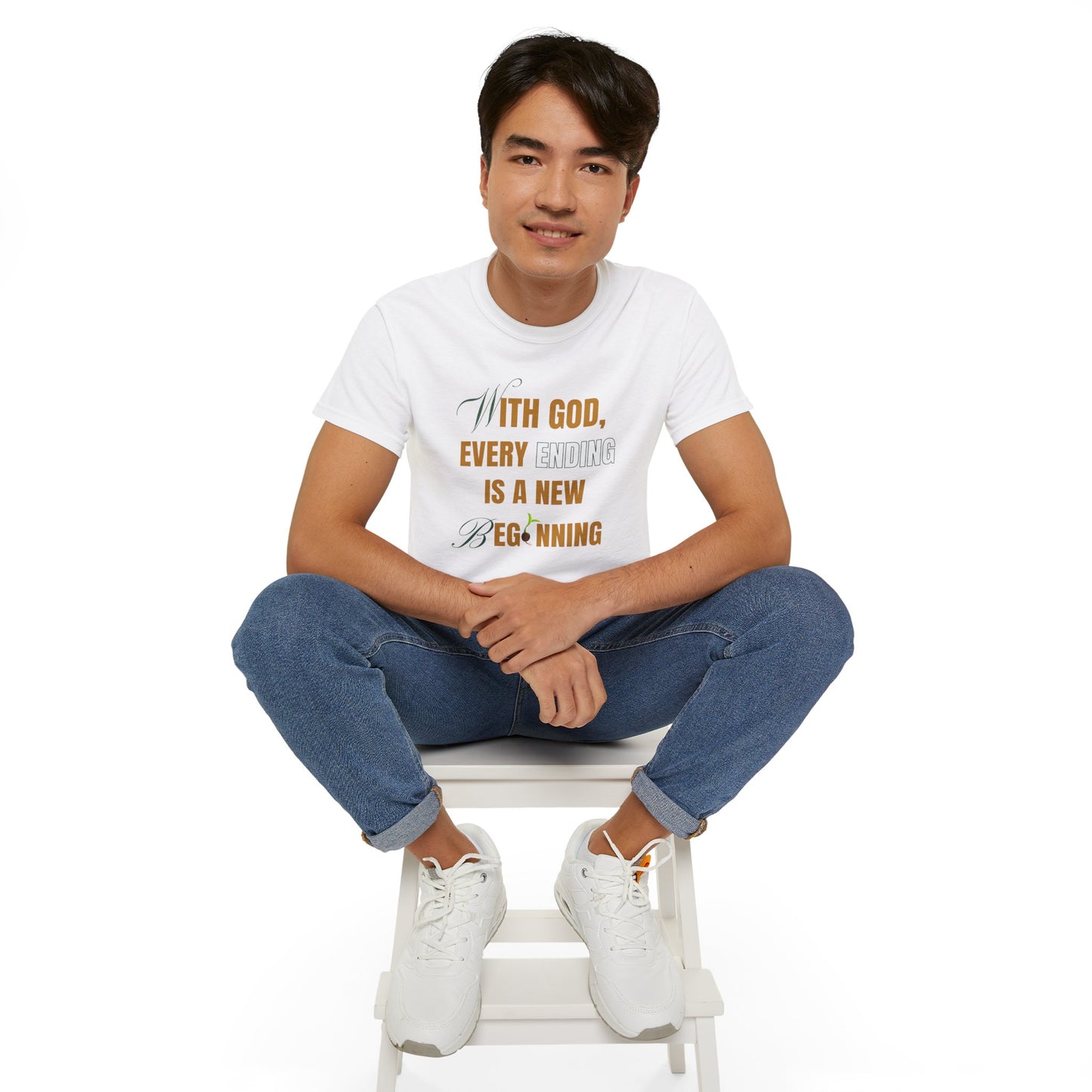 With God, Every Ending is a New Beginning - Unisex Tee