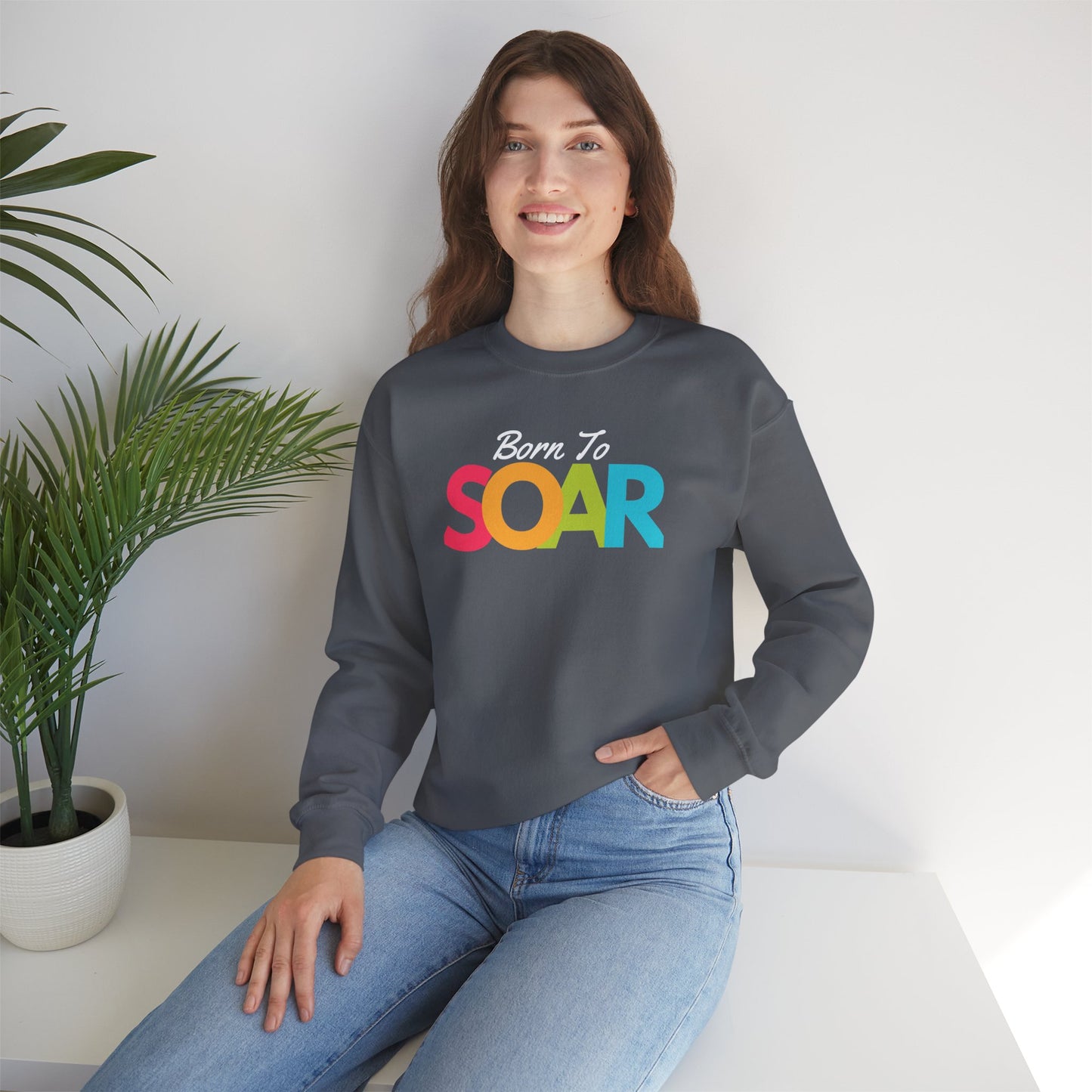 Born to Soar - Unisex Crewneck Sweatshirt
