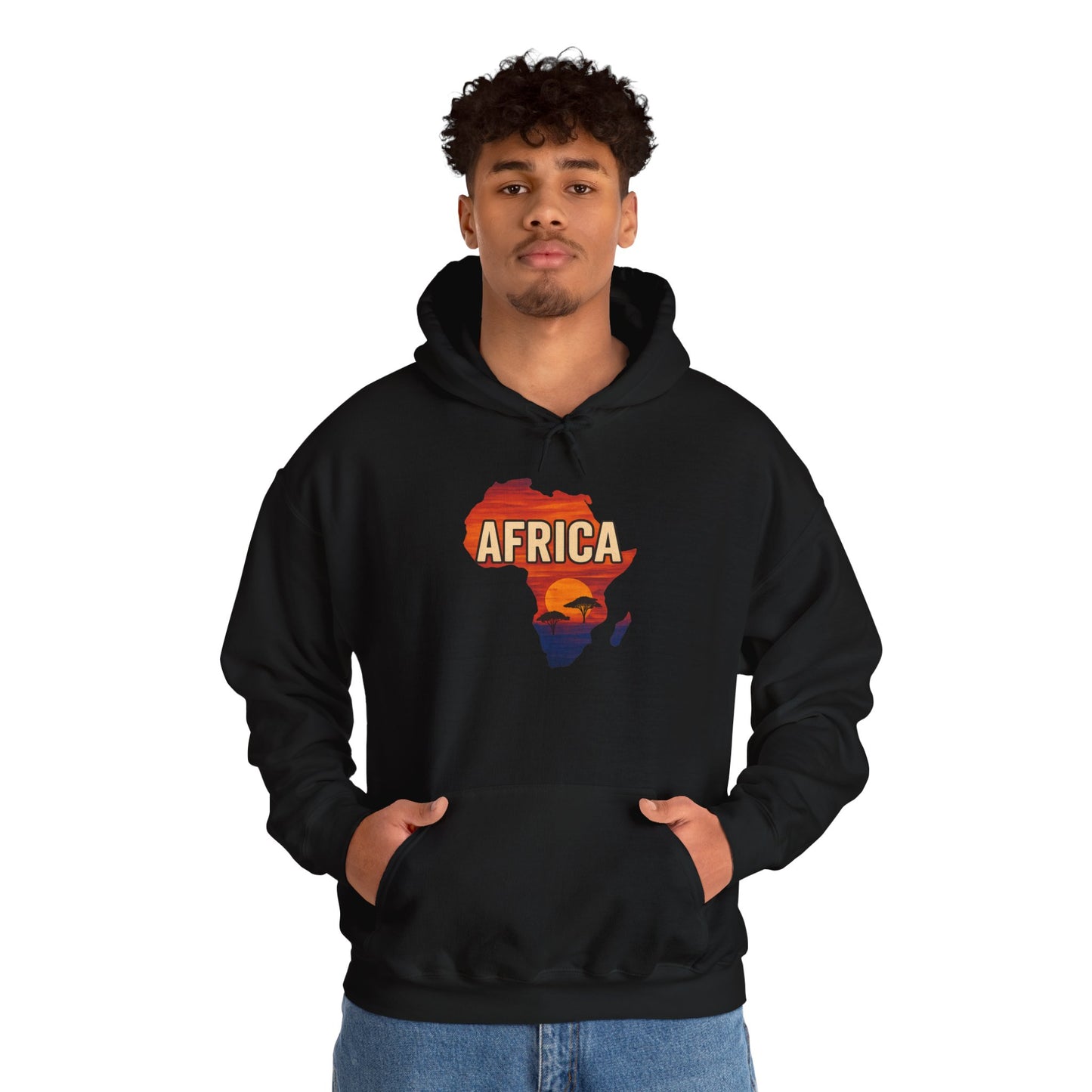 Africa Map Unisex Hoodie