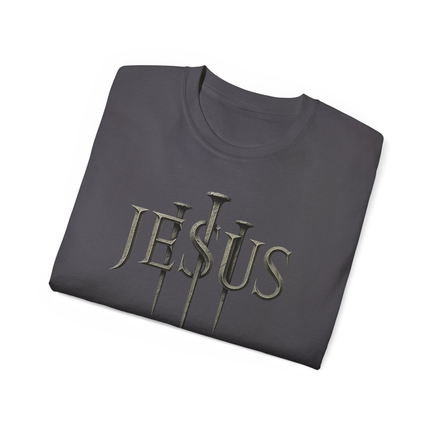 "JESUS" T-Shirt – Nails of Redemption Edition