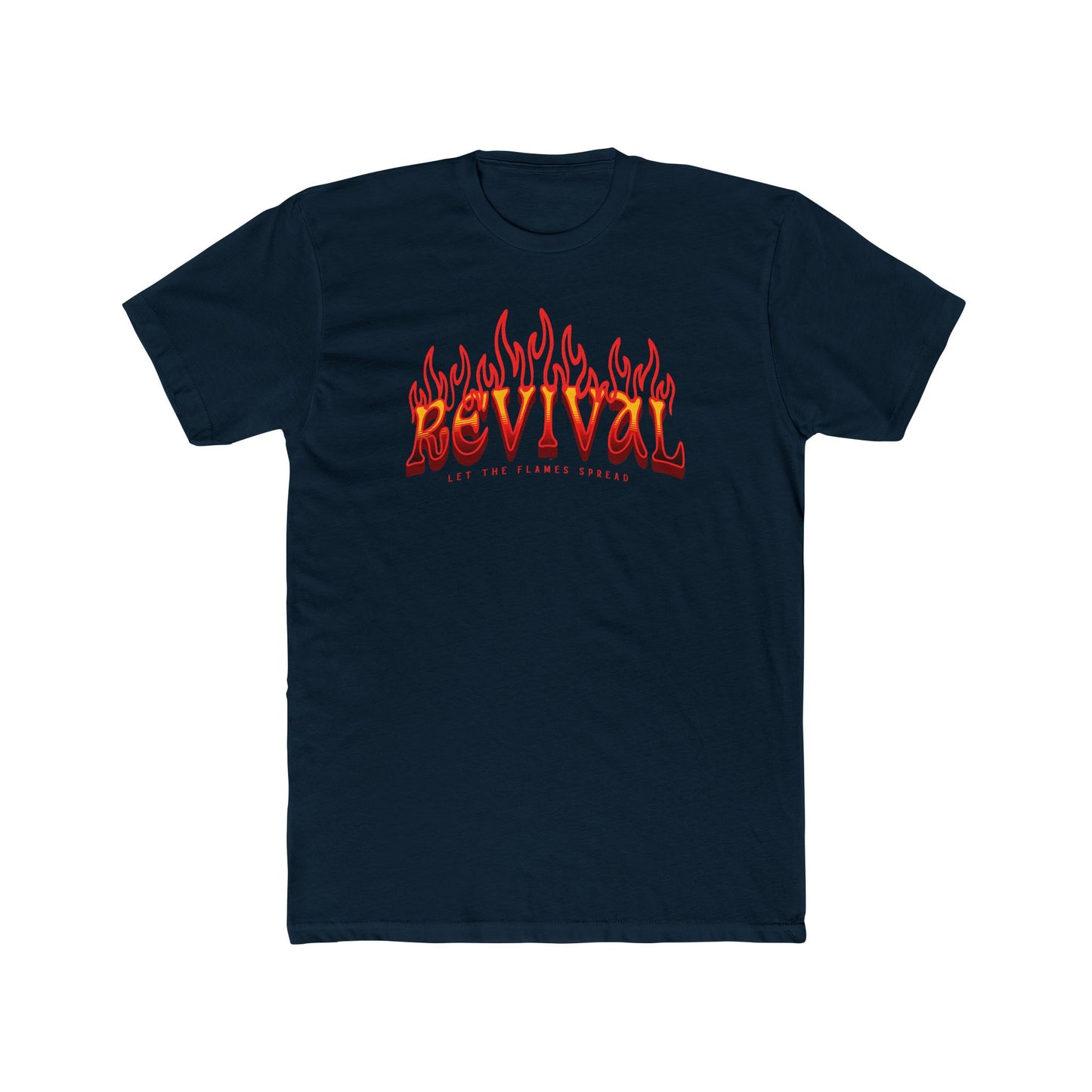 "Flames of Revival Unisex Cotton Crew Tee